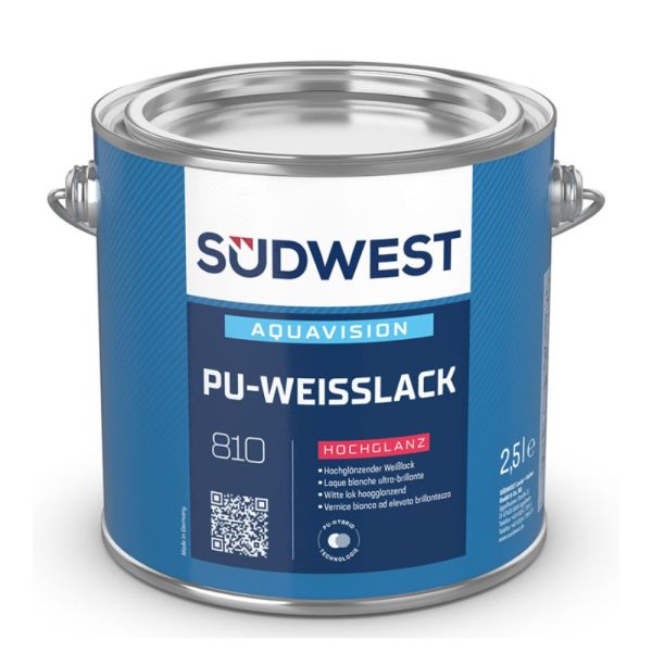 Südwest AquaVision PU-Weißlack Hochglanz