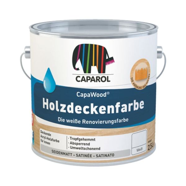 Caparol CapaWood Holzdeckenfarbe – Weiss