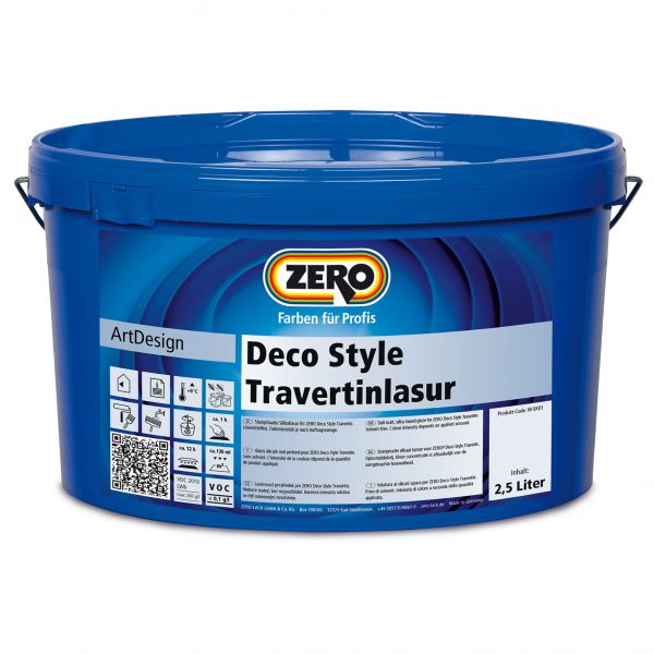 Zero Deco Style Travertinlasur - Hier Deko Produkte bestellen