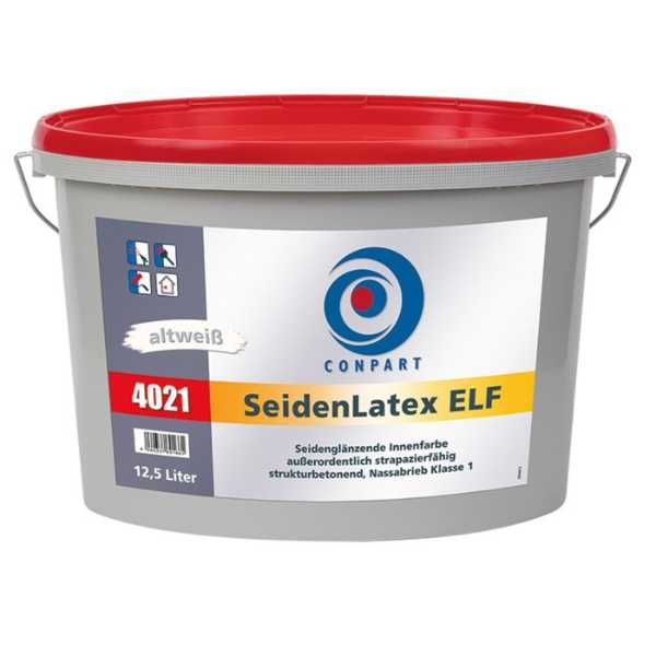 Conpart Seidenlatex ELF 4021 Weiß – 12,5 Liter