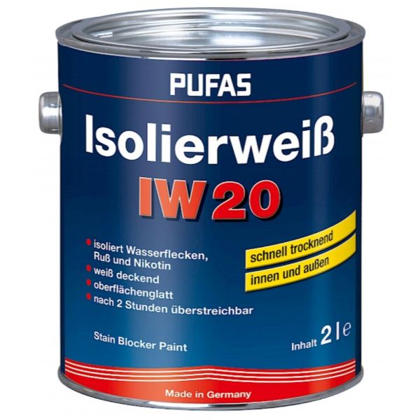 Pufas Isolierweiß IW20 – Weiss