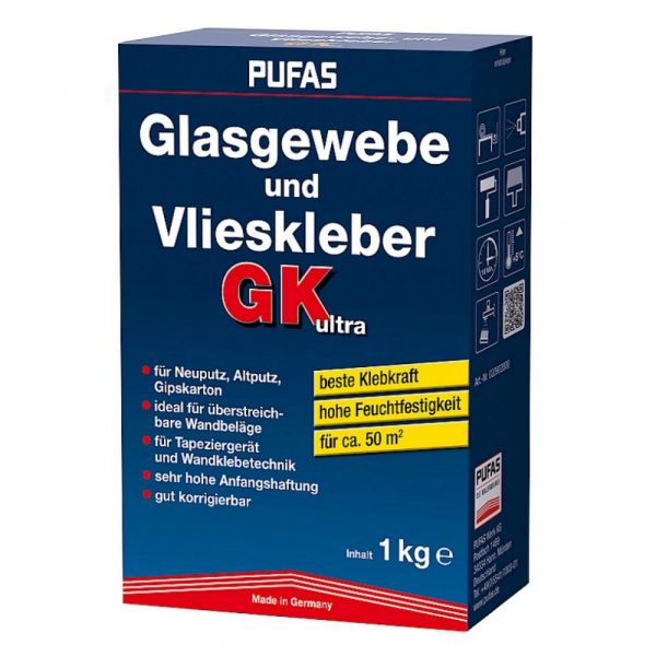 Pufas Glasgewebe- und Vlieskleber GK ultra