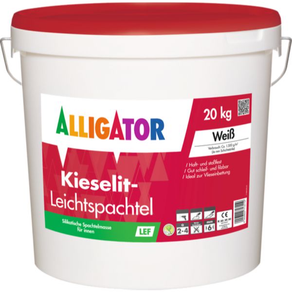 Alligator Kieselit-Leichtspachtel LEF – 20kg