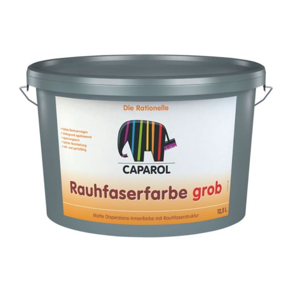 Caparol Rauhfaserfarbe Grob – 12,5 Liter